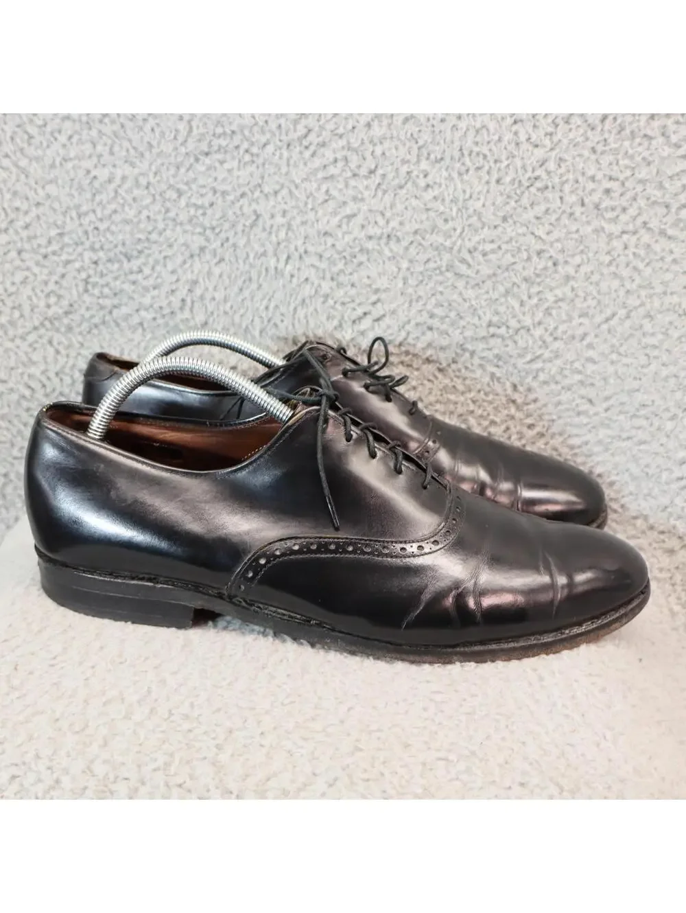 Allen Edmonds Danbury Black Leather Oxfords Brogue Men 11 B